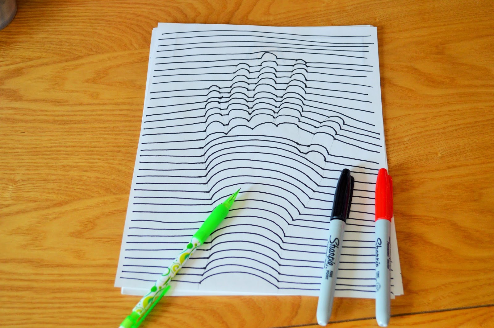 1600x1064 sara writes my hand drawing pictorial - 3d Hand Drawing