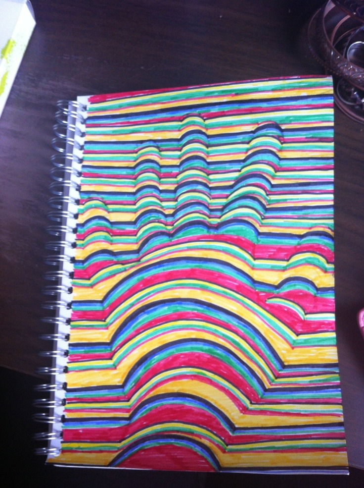 736x985 Hand Drawing - 3d Hand Drawing