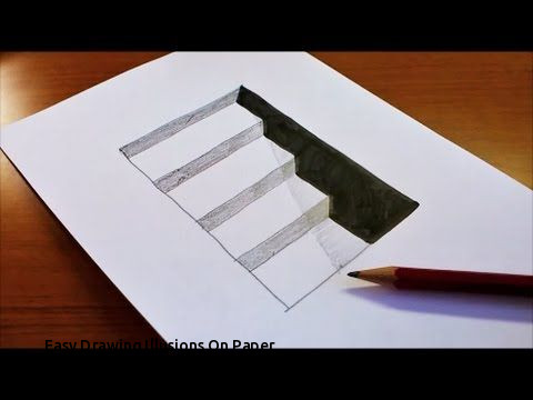 480x360 easy drawing illusions on paper very easy how to draw hole - 3d Hole Drawing