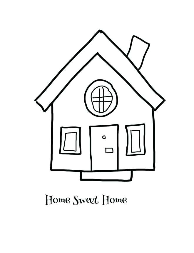 660x860 House Draw - 3d House Drawing