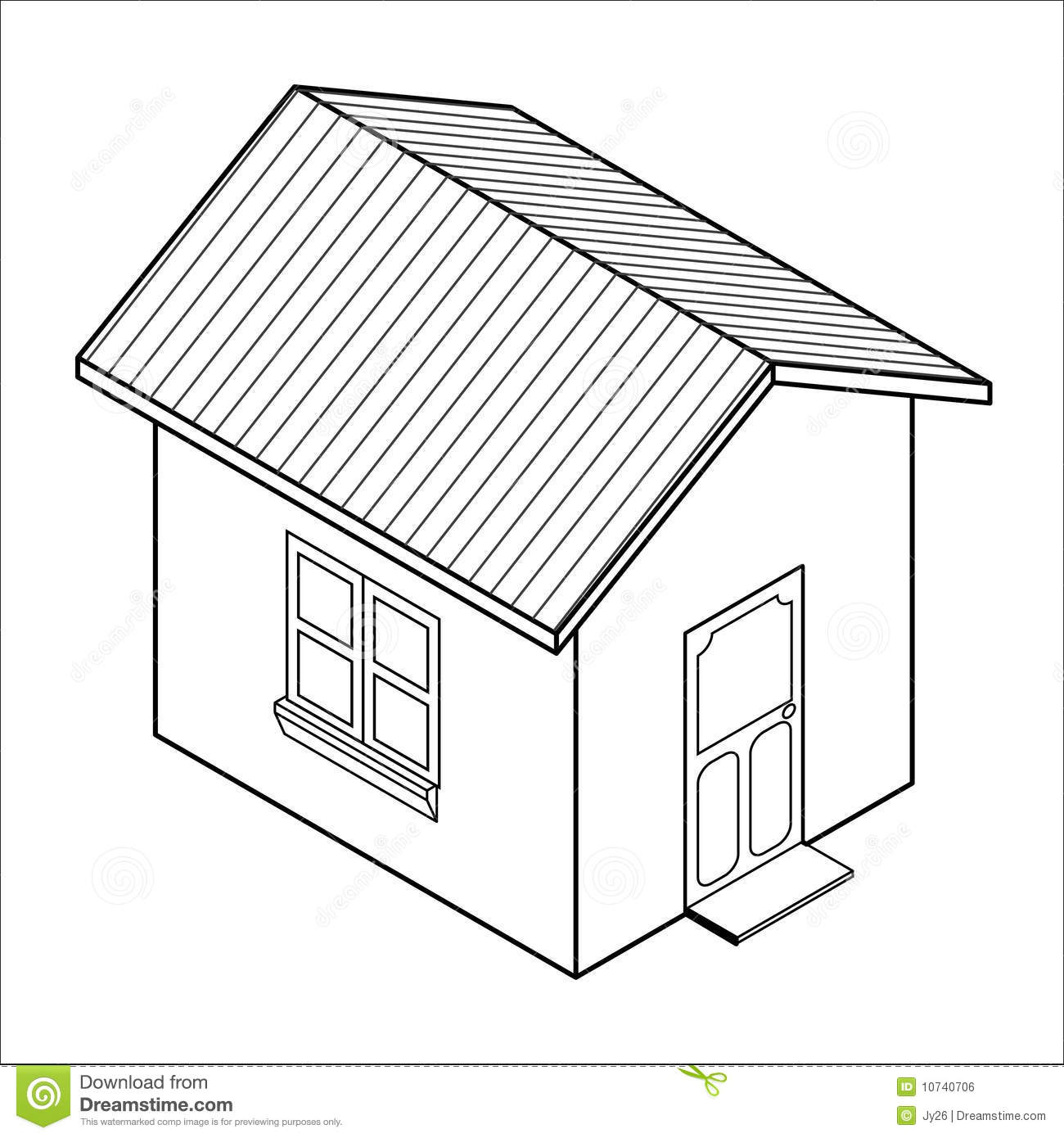 1300x1390 Pictures House Drawing - 3d House Drawing