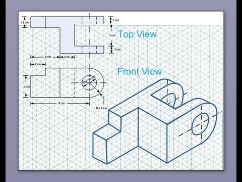 480x360 Isometric Drawing Tutorial - 3d Isometric Drawing