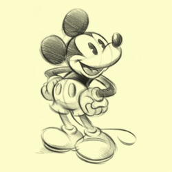 250x250 Mickey Mouse Lt Mickey Friends Mouse Gifts - 3d Mickey Mouse Drawing