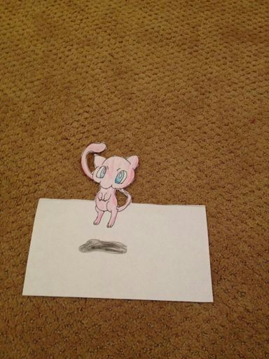 384x512 Mew Drawing Amino - 3d Pokemon Drawing