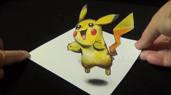 580x324 newsflare - 3d Pokemon Drawing