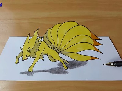 400x300 Pokemon Drawing - 3d Pokemon Drawing