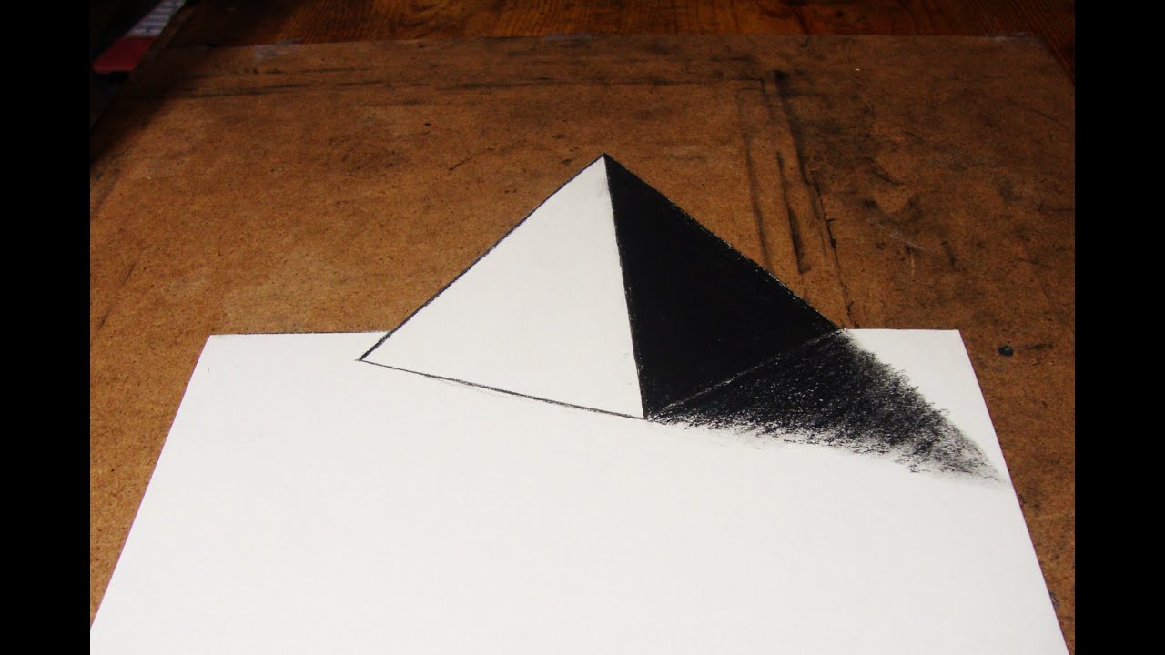 1280x720 Drawing Pyramid - 3d Pyramid Drawing