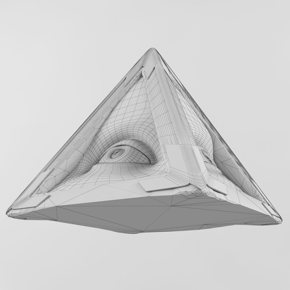 1200x1200 Drawing Pyramid For Free Download - 3d Pyramid Drawing