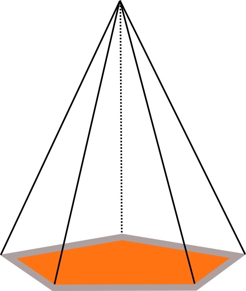 504x595 Pyramid Outline Clip Art Free Vector In Open Office Drawing - 3d Pyramid Drawing