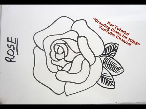 480x360 How To Draw - 3d Rose Drawing