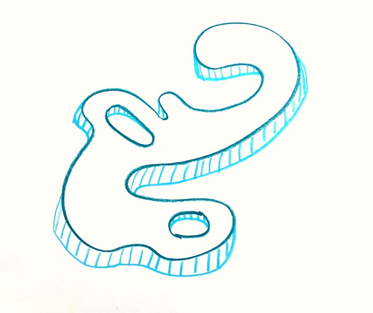 1200x1008 quick and easy draw some shapes craftwhack - 3d Shapes Drawing