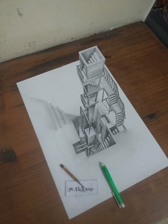 540x720 How To Draw A Shark For Kids - 3d Shark Drawing