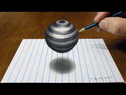 480x360 how to draw floating striped sphere - 3d Sphere Drawing
