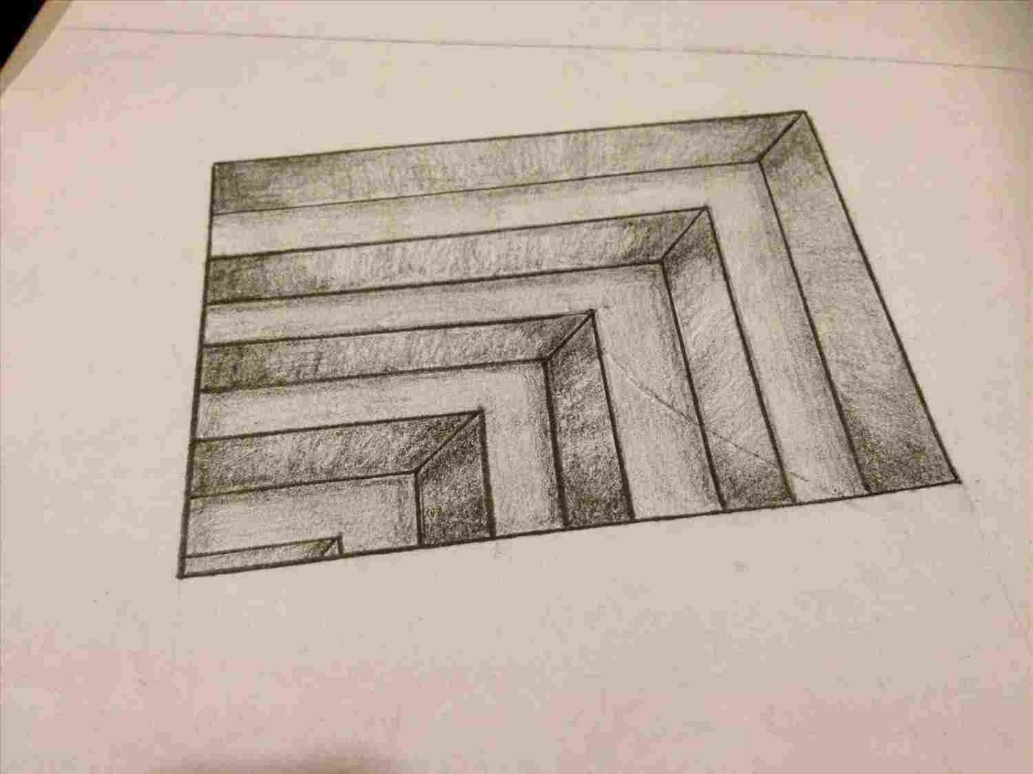 1500x1125 how to draw illusion diy stairs drawing d ladder how - 3d Stairs Drawing