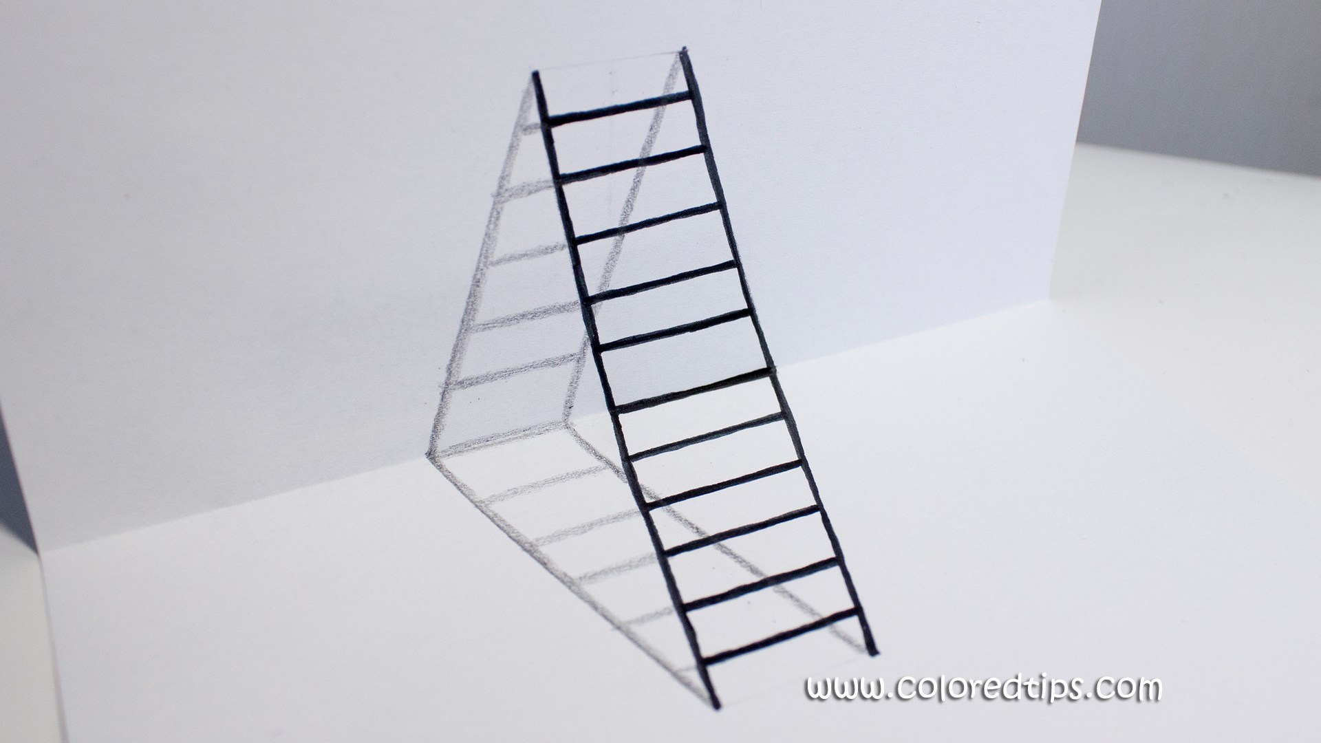 1920x1080 diy ladder - 3d Stairs Drawing