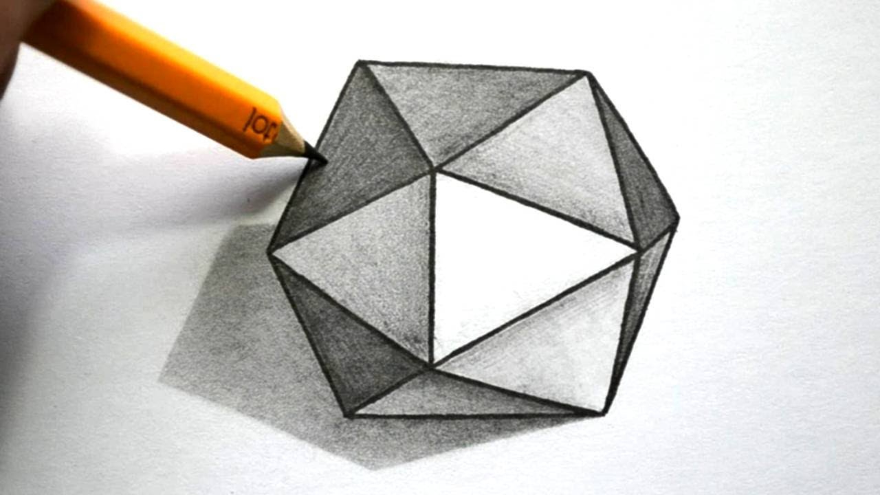 1280x720 Gallery Pencil Drawings Stars - 3d Star Drawing