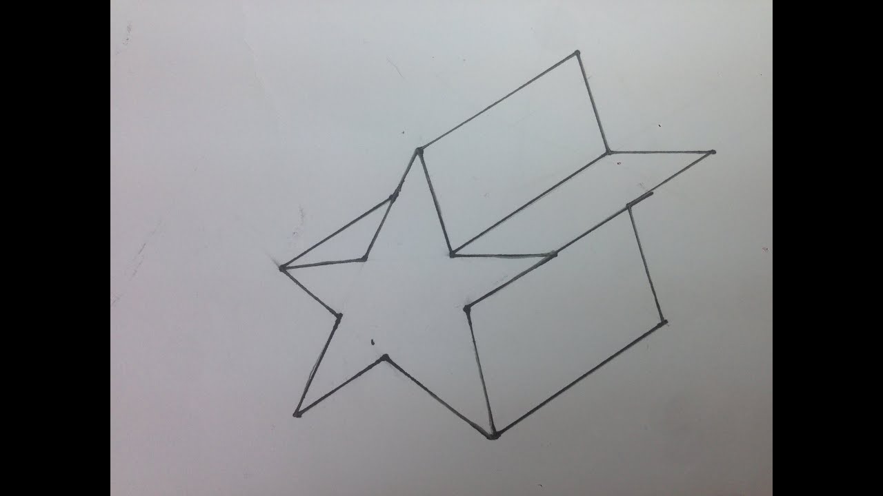 1280x720 How To Draw A Star - 3d Star Drawing