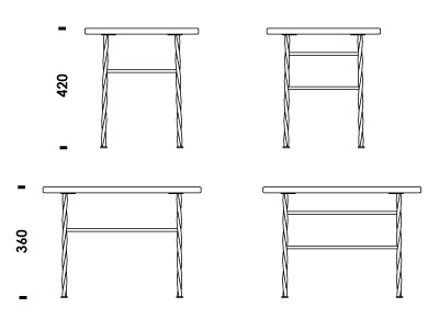 400x291 Download Cad - 3d Table Drawing
