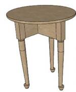 150x181 Folding Drawing Table Woodworking Plans And Information - 3d Table Drawing