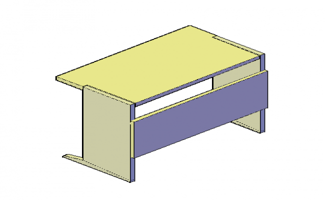 drawing table 3d model