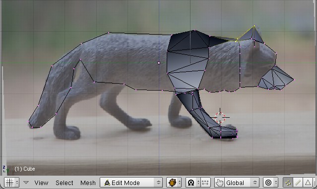 639x382 blender noob to promodeling a wolf from guide images - 3d Wolf Drawings