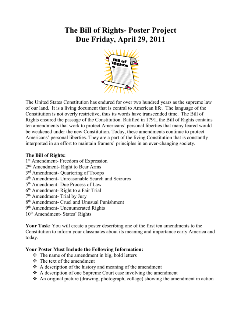 791x1024 The Bill Of Rights Poster Project - 3rd Amendment Drawing