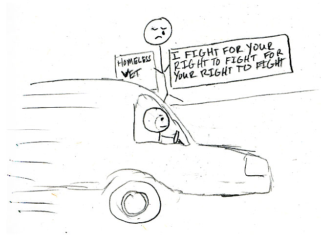 657x480 Your Goddamn Rights - 3rd Amendment Drawing