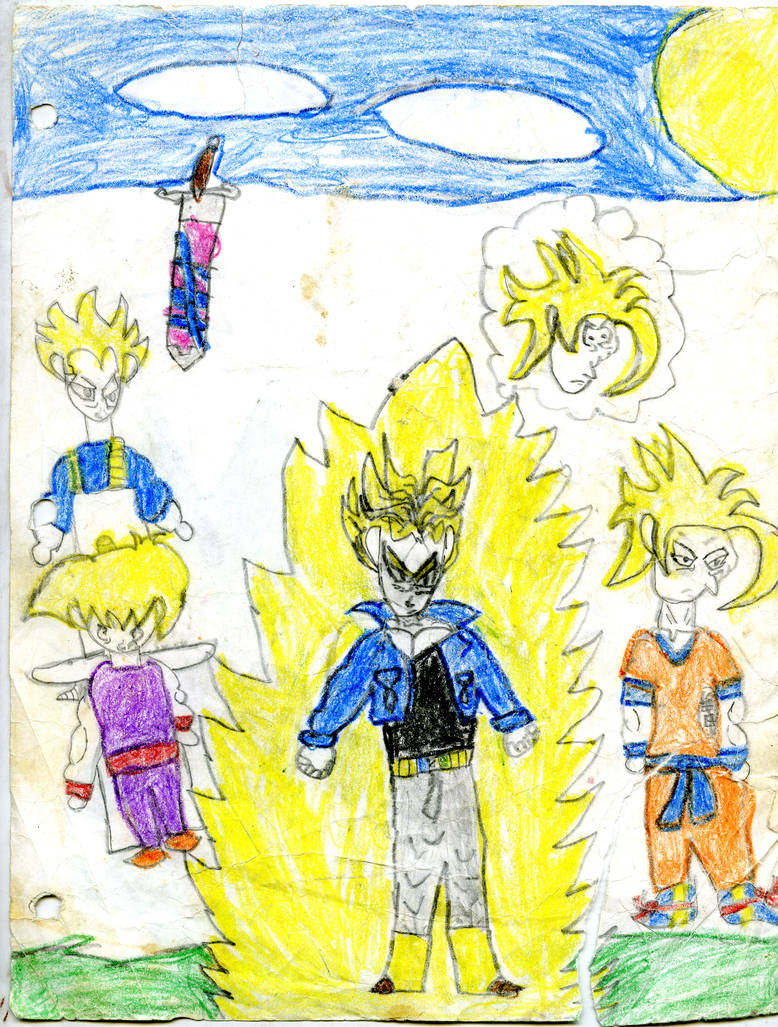 778x1027 saiyans grade drawing - 3rd Grade Drawing
