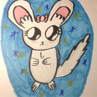 320x320 Mastercontest Yes It Is A Chinchilla Yes My Favorite Animal - 3rd Grade Drawing