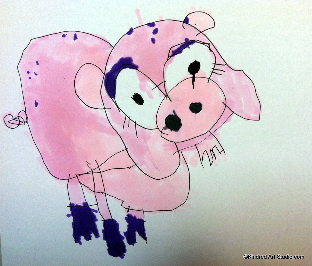 1024x872 Drawing Lesson - 4 Year Old Drawing