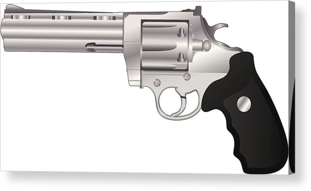 642x394 revolver - 44 Magnum Drawing