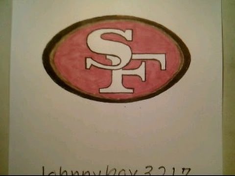 480x360 How To Draw San Francisco Logo Sign Symbol Emblem Nfl Easy - 49ers Logo Drawing
