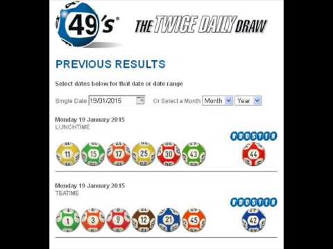480x360 jan irish lottery results for draw and dra - 49s Drawing