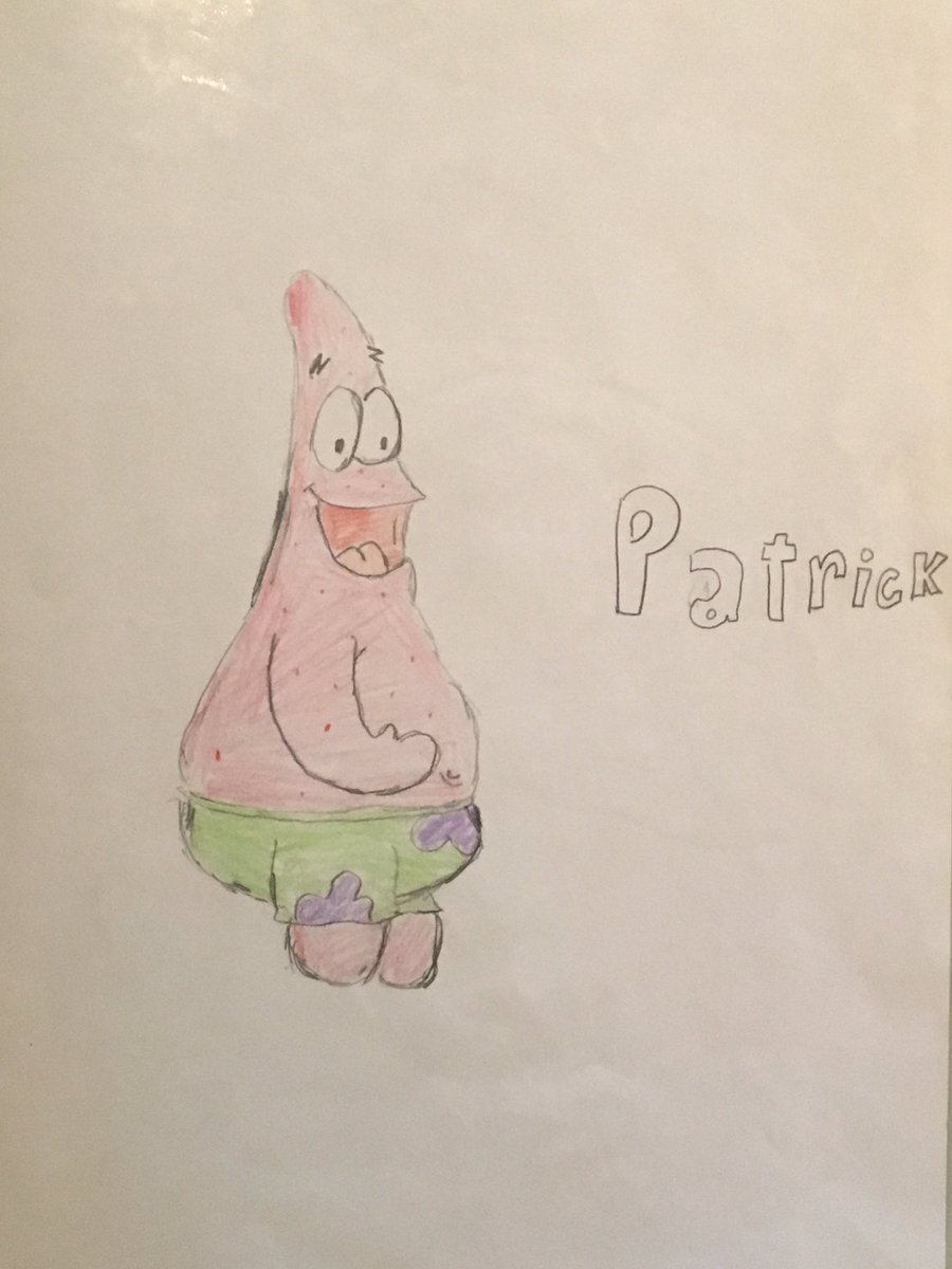 900x1200 adam paloian on twitter my spongebob drawings from grade i - 4th Grade Drawings