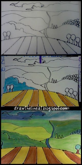 320x640 draw the line at grade elementary art drawings, art - 4th Grade Drawings