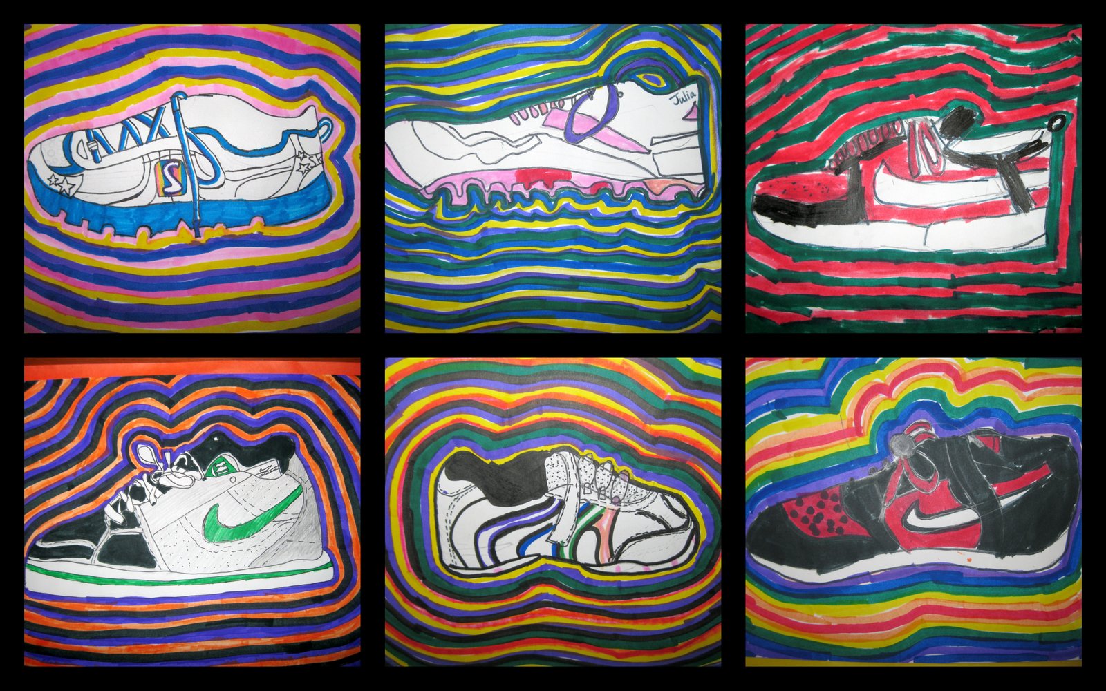 1600x1000 the art room grade shoe drawings - 4th Grade Drawings