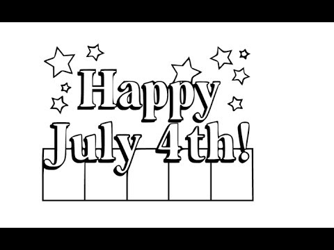 480x360 How To Draw Happy Independence Day July Drawing Step - 4th Of July Drawings