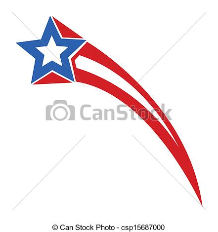 441x470 Star Fireworks For Of July Celebration Vector Illustration - 4th Of July Drawings