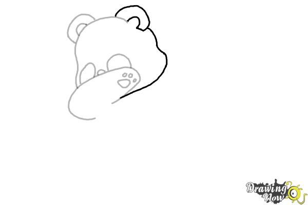 600x400 how to draw a cute panda dabbing - 5 Drawing