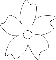 5 Petal Flower Drawing at PaintingValley.com | Explore collection of 5 ...