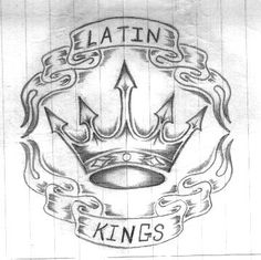 236x235 best latin kings images king queen, boss, crime - 5 Point Crown Drawing