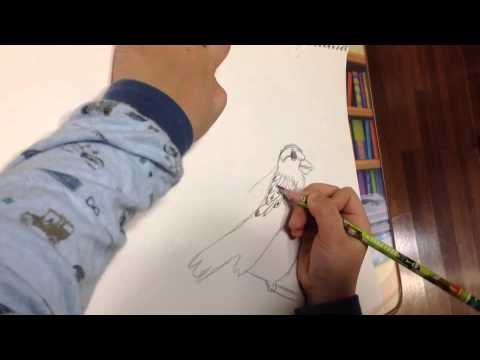 480x360 Pencil Drawing - 5 Year Old Drawing