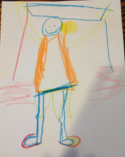 5 Year Old Drawing Of A Person At PaintingValley.com | Explore ...