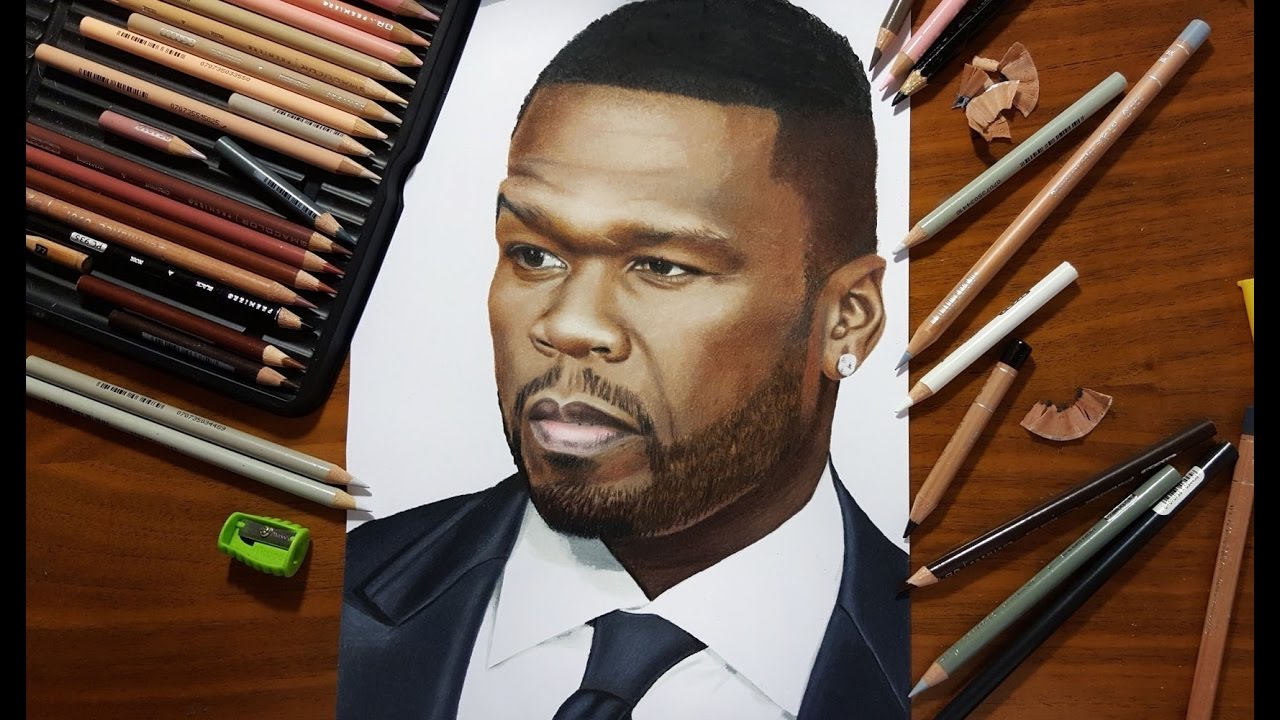 1280x720 speed drawing cent jasmina susak - 50 Cent Drawing