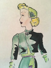 169x225 vintage folk drawings art ebay - 50s Drawings