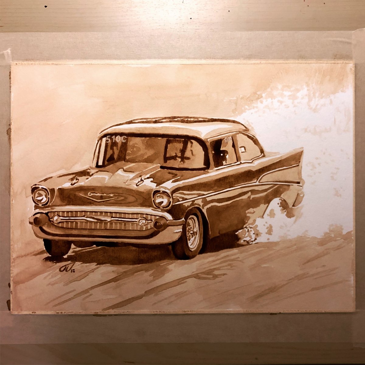 1200x1200 Chevy - 57 Chevy Drawing