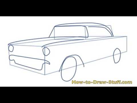480x360 How To Draw A Chevy How To Draw A Chevy Step - 57 Chevy Drawing