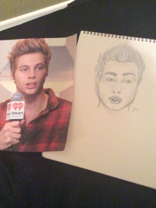 320x428 Drawings On Paigeeworld Pictures - 5sos Drawings