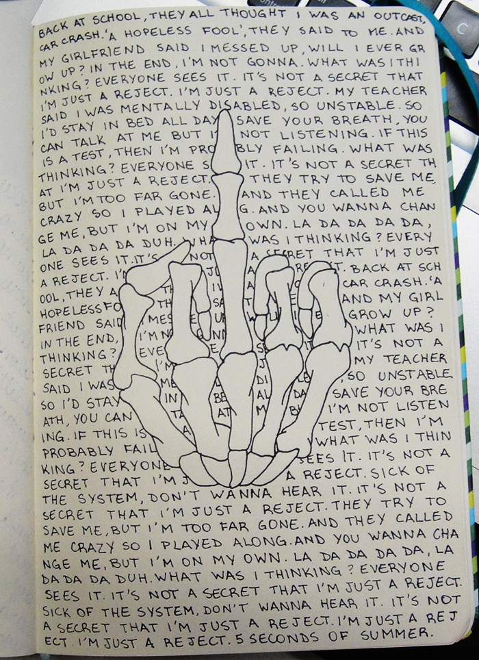 700x964 And The World - 5sos Drawings