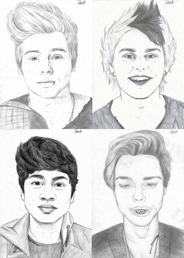 5sos Drawings at PaintingValley.com | Explore collection of 5sos Drawings